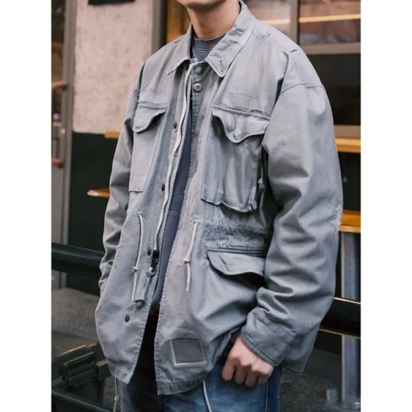 Carhartt Work In Progress M-65 Field Jacket Olive Green Jacket Outerwear - 13