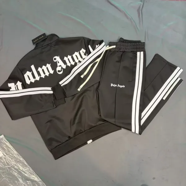 Palm Angels Track Jacket and Pants Set Sky Blue Tracksuit - 15