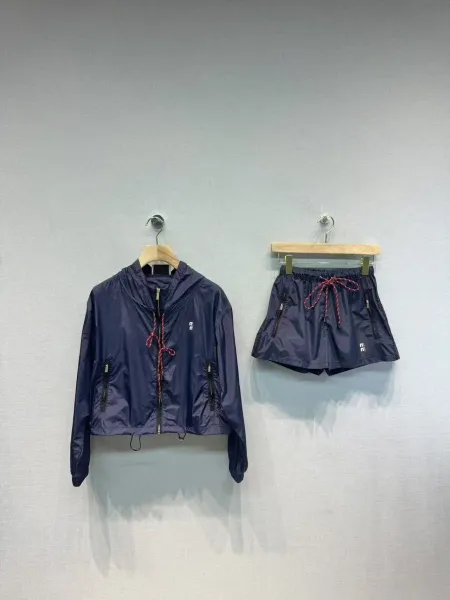 Balenciaga BB Windbreaker Navy Blue Jacket Outerwear - 4