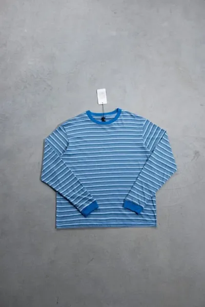 Design Striped Crewneck Sweater Beige Multicolor - 9