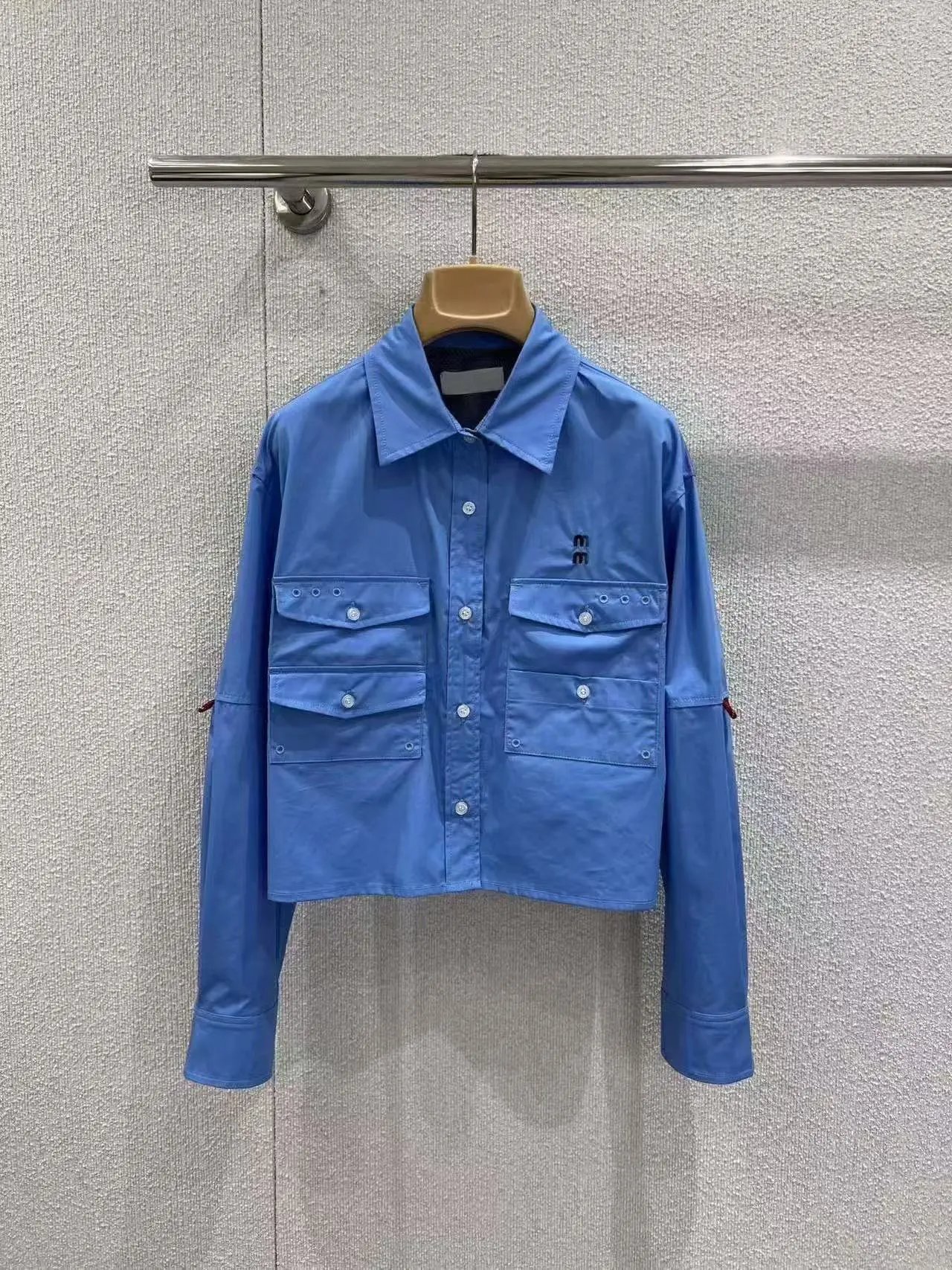 Balenciaga Utility Shirt Blue