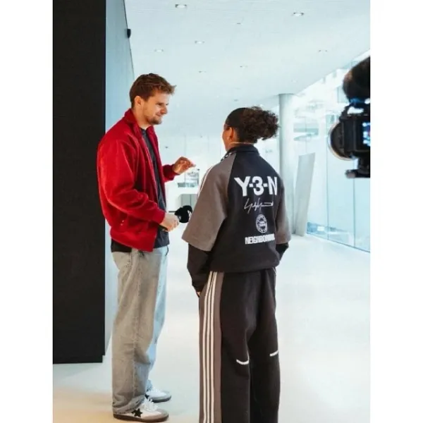 Adidas Y-3 x Neighborhood Track Jacket and Pants Black Gray Set Tracksuit - 21