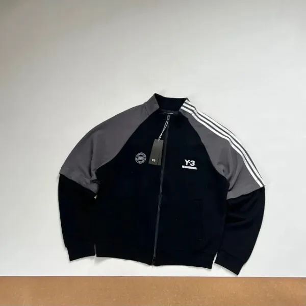 Adidas Y-3 x Neighborhood Track Jacket and Pants Black Gray Set Tracksuit - 24