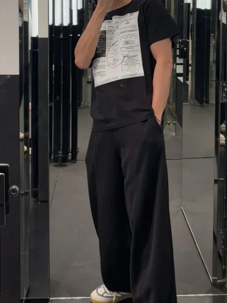 MM6 Maison Margiela Graphic Print White T-Shirt - 6