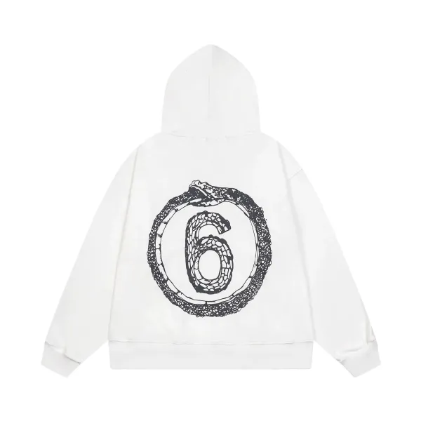 Design Ouroboros 6 Hoodie White - 1