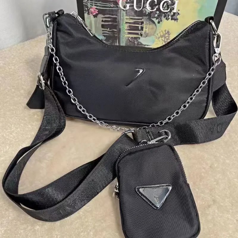 Prada Re-Nylon Mini Shoulder Bag Black - 7