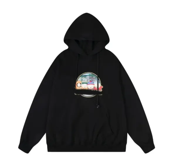 South Park x Design Black Graphic Hoodie - 1