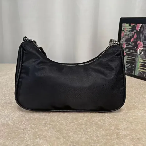 Prada Re-Nylon Mini Shoulder Bag Black - 11