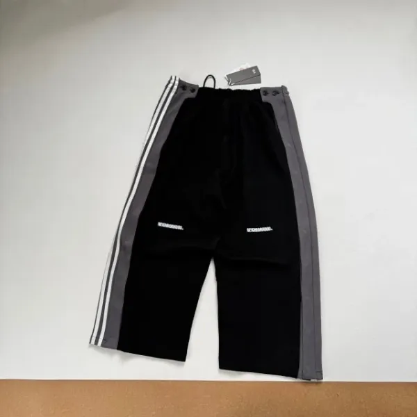 Adidas Y-3 x Neighborhood Track Jacket and Pants Black Gray Set Tracksuit - 40
