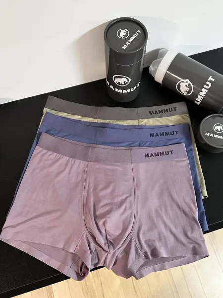Design Mammut Boxer Briefs in Blue, Beige, and Purple Underwear - 6