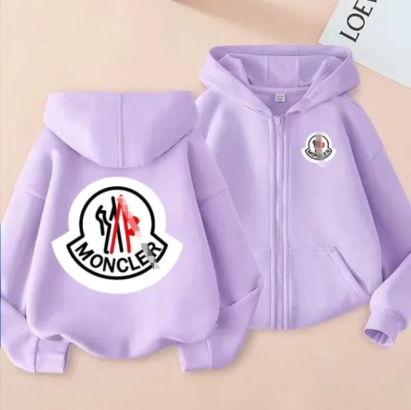 Moncler Logo Patch Hoodie Blue - 6