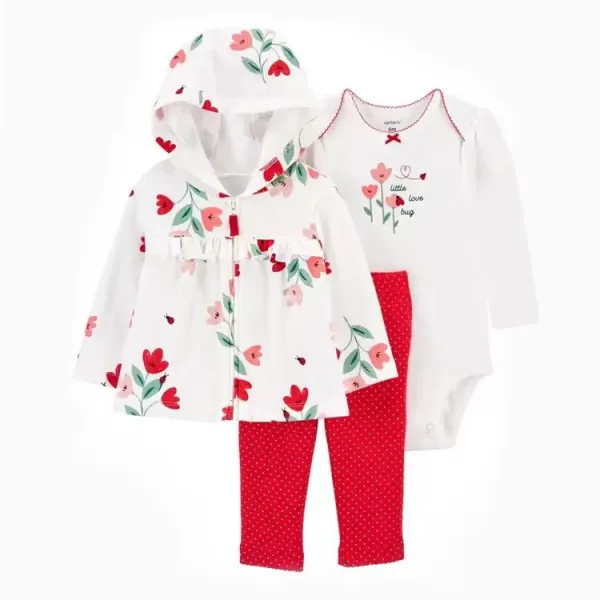 Design Carter's Tiny Ranger Explorer Set Burgundy / White / Denim Blue Baby Clothing Set Sets - 38
