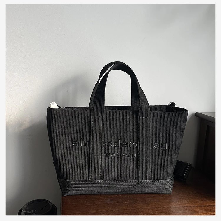 Design Luyuqianduo Mini Tote Bag Black Handbag Handbags - 14