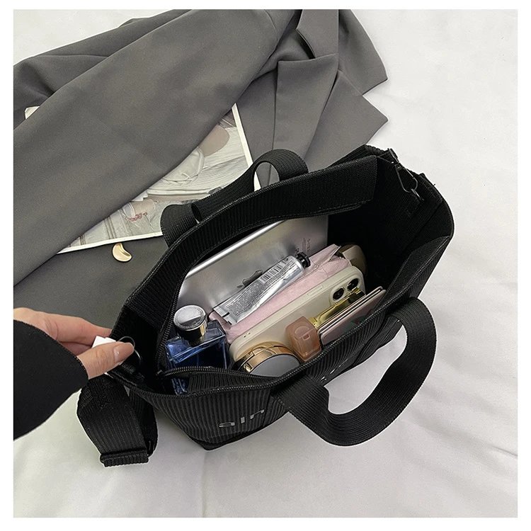 Design Luyuqianduo Mini Tote Bag Black Handbag Handbags - 21