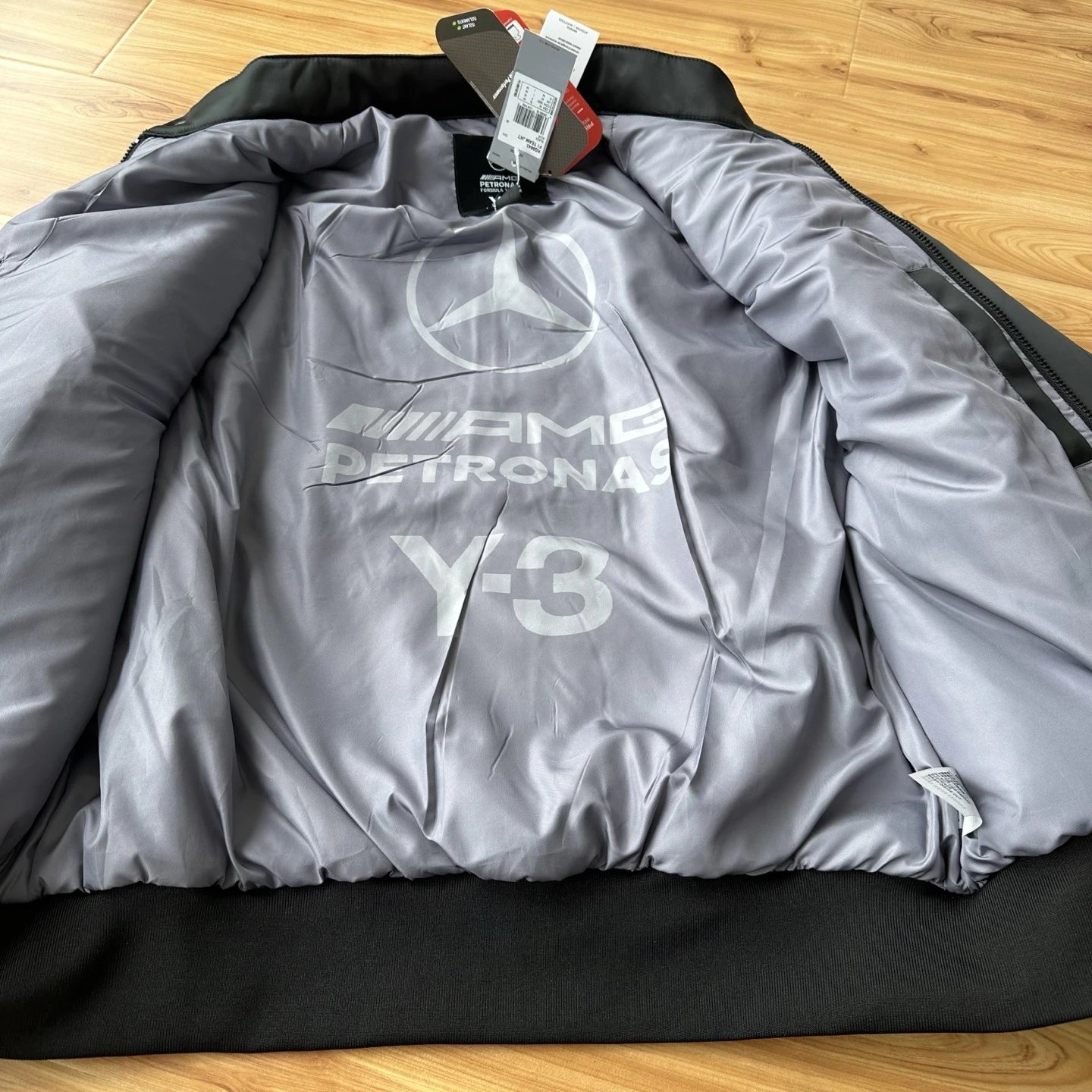 Adidas Y-3 Mercedes-AMG Petronas F1 Team Racing Jacket Black Outerwear - 18