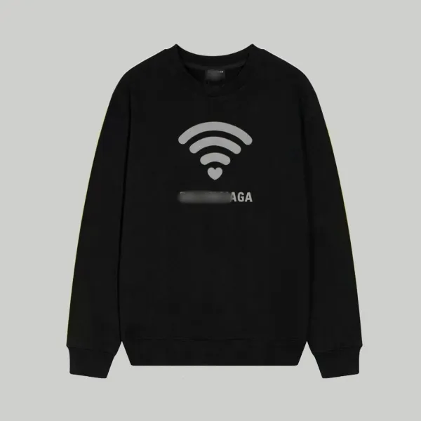 Design AOAIOK Graphic Print Black Hoodie - 5