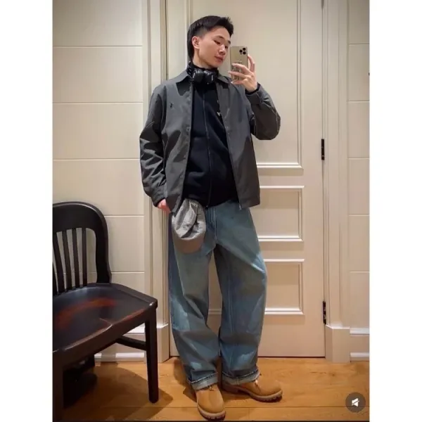 Polo Ralph Lauren Windbreaker Gray Outerwear - 8