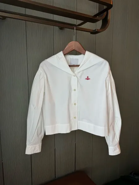 Vivienne Westwood Red Label Sailor Collar Shirt White - 10