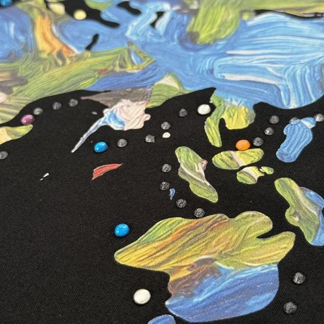 Design COOGI World Map Print Black T-Shirt T-Shirts - 26