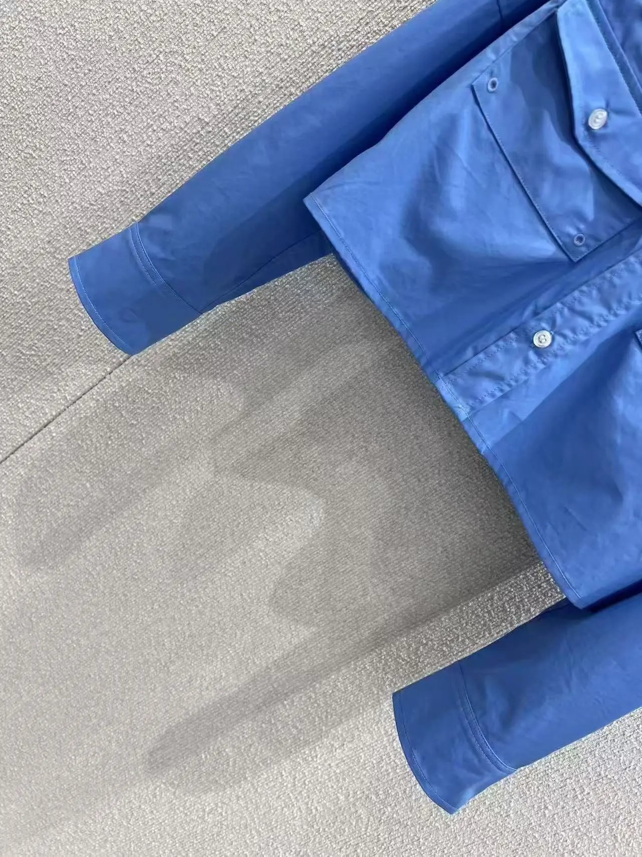 Balenciaga Utility Shirt Blue - 4