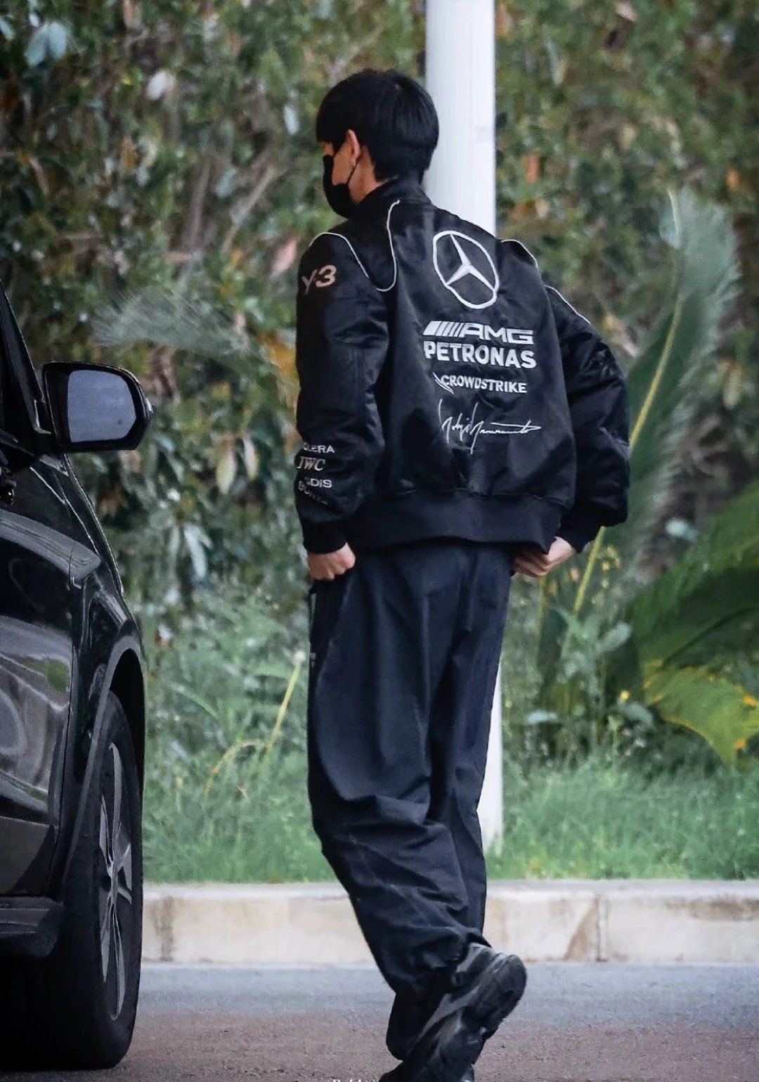 Adidas Y-3 Mercedes-AMG Petronas F1 Team Racing Jacket Black Outerwear - 29