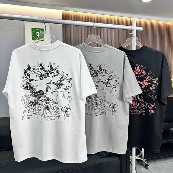 Stone Island Logo Patch T-Shirt White, Gray, Black - 4
