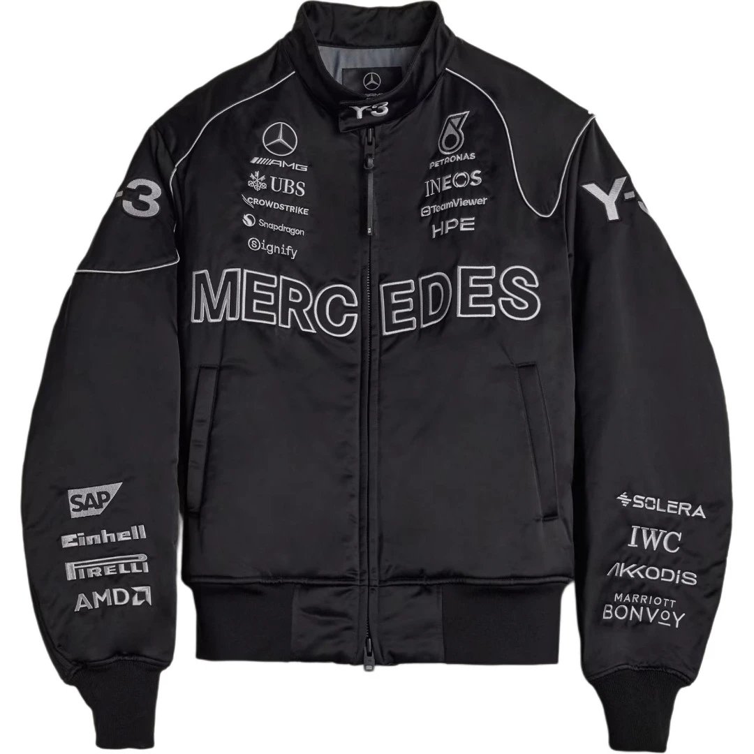 Adidas Y-3 Mercedes-AMG Petronas F1 Team Racing Jacket Black Outerwear - 3