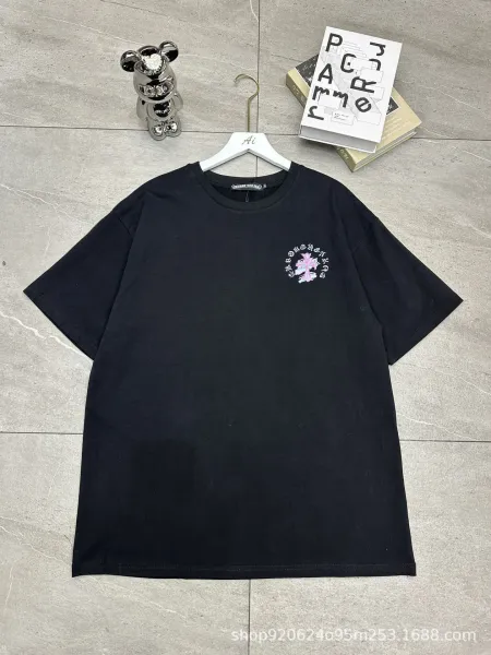 Chrome Hearts Cross Logo Embroidered T-Shirt White and Black - 5