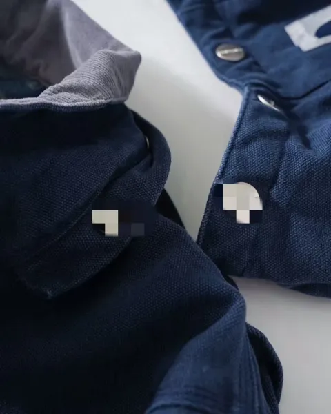 Carhartt Work In Progress Hooded Jacket Navy Blue Outerwear - 9