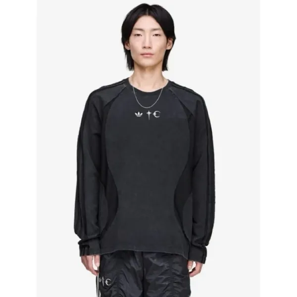 Adidas Originals T-Shirt with Triple Logo Black - 7
