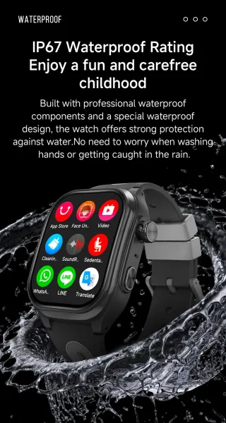 Apple Watch with Custom Panda Face Band Black Smartwatch Smartwatches - 9