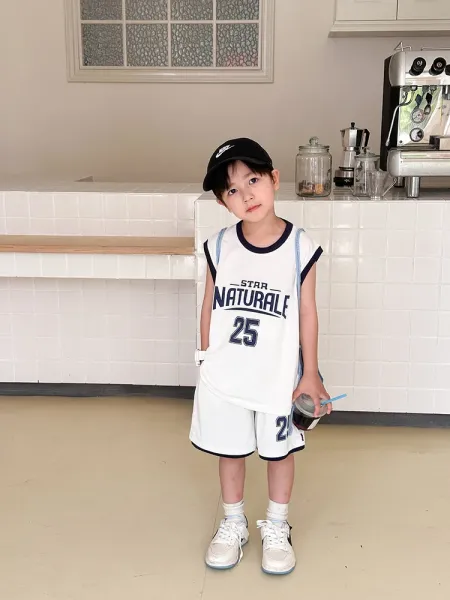 Design Star Nature 25 Basketball Jersey Set Navy Blue - 15