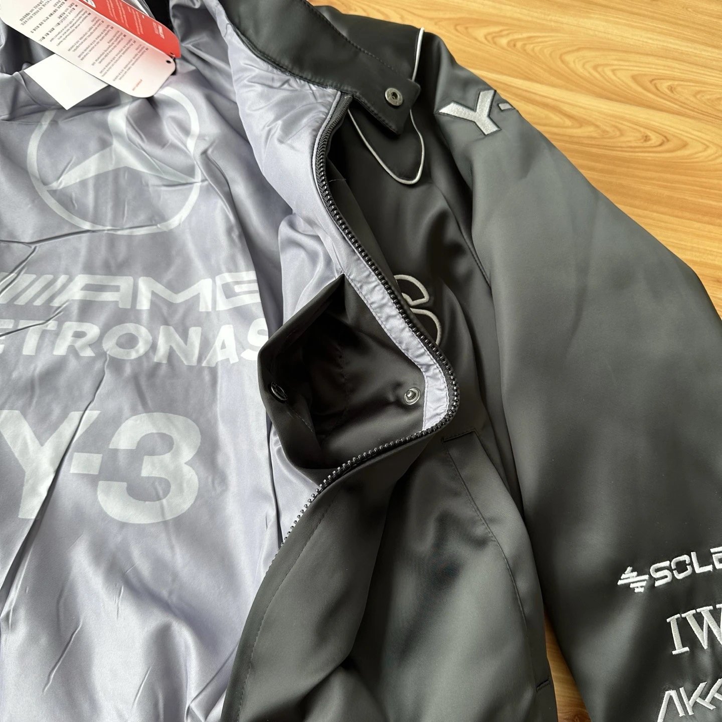 Adidas Y-3 Mercedes-AMG Petronas F1 Team Racing Jacket Black Outerwear - 21