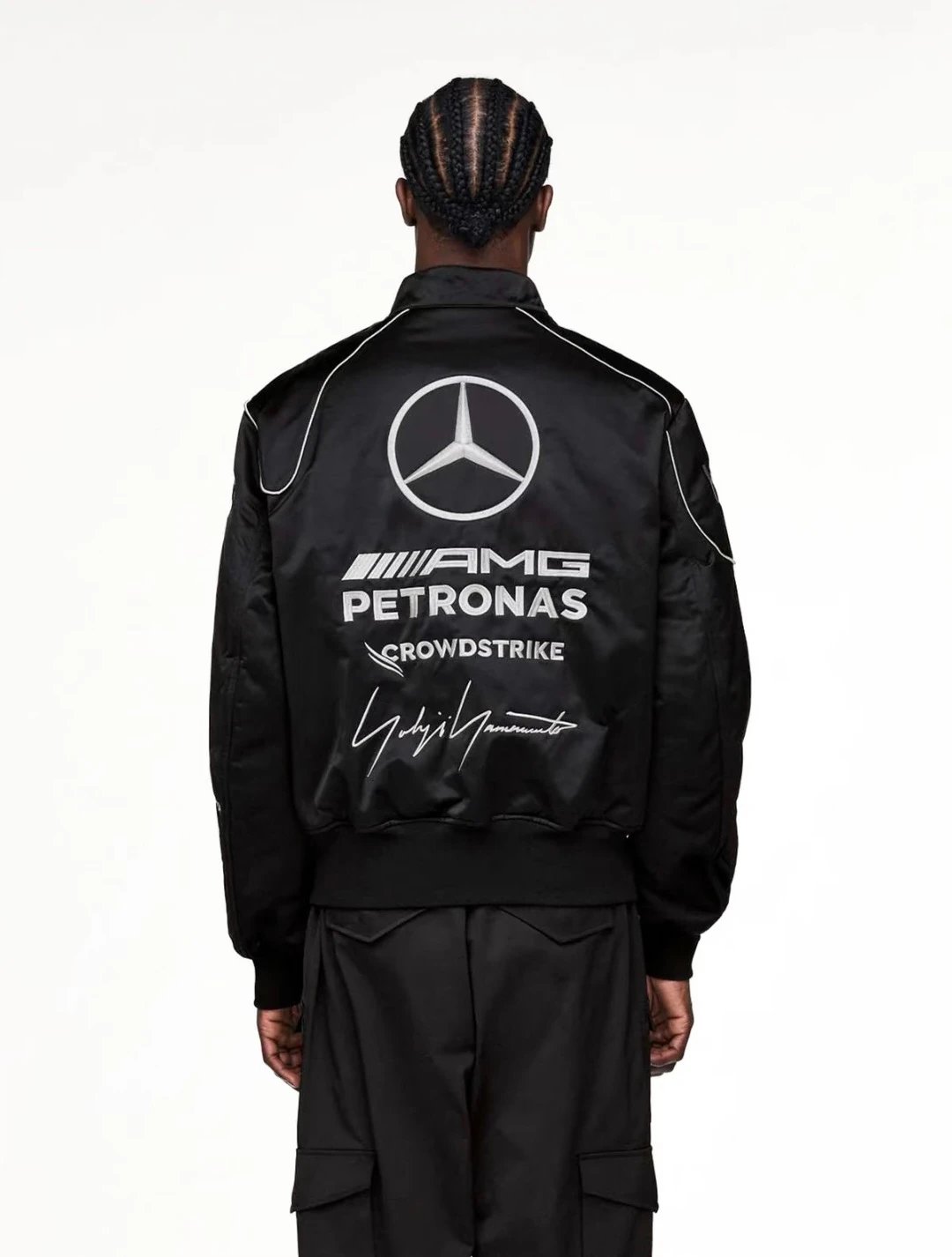 Adidas Y-3 Mercedes-AMG Petronas F1 Team Racing Jacket Black Outerwear - 22