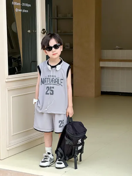 Design Star Nature 25 Basketball Jersey Set Navy Blue - 43