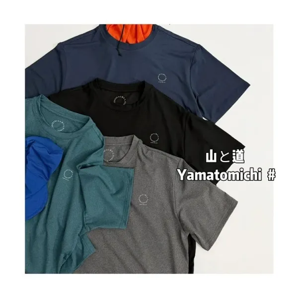 Design Yamatomichi Minimalist Performance T-Shirt Navy, Black, Teal, Gray T-Shirts - 1
