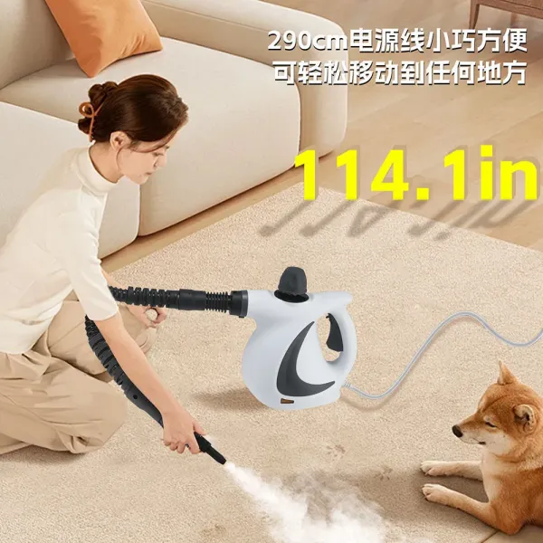 Design Steam Cleaner Handheld White with Accessories Electronics - 16