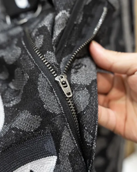A Bathing Ape Shark Camo Denim Shorts Black - 2
