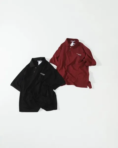 Acne Studios Logo Polo Shirt Black Tops Polo - 18