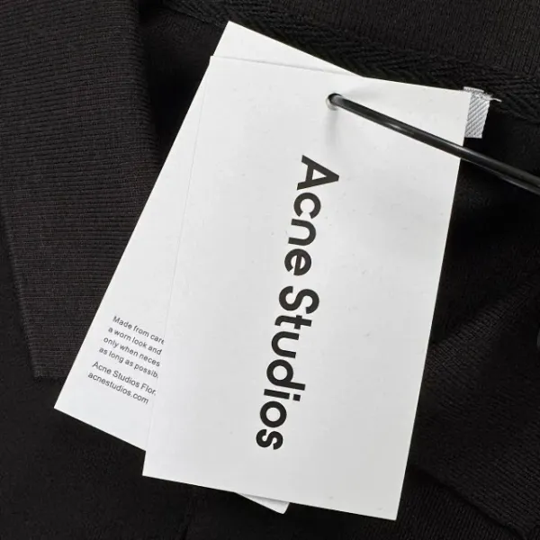 Acne Studios Logo Polo Shirt Black Tops Polo - 27