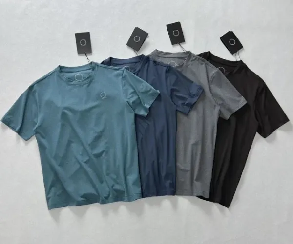 Design Yamatomichi Minimalist Performance T-Shirt Navy, Black, Teal, Gray T-Shirts - 21