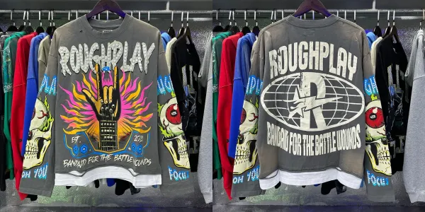 Design Roughplay Bandaid For The Battle Wounds Graphic T-Shirt Gray T-Shirts - 1