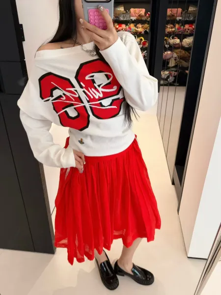 Vivienne Westwood Red Label '96 Switch' Knit Sweater White - 9