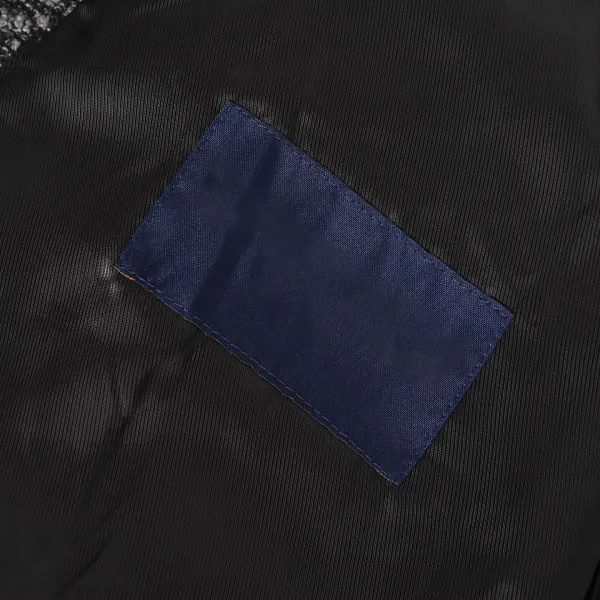 Vetements Pixelated Knit Bomber Jacket Black Outerwear Jacket - 13