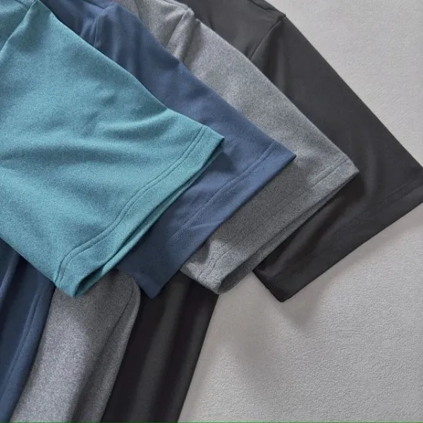 Design Yamatomichi Minimalist Performance T-Shirt Navy, Black, Teal, Gray T-Shirts - 29