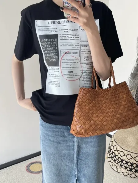 MM6 Maison Margiela Graphic Print White T-Shirt - 8