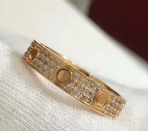 Cartier Love Ring White Gold Single Diamond Ring Jewelry - 10