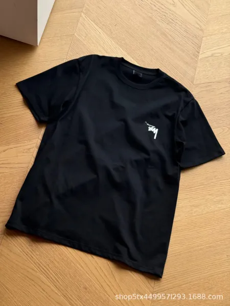 Design International Crew Graphic Print Black T-Shirt T-Shirts - 4