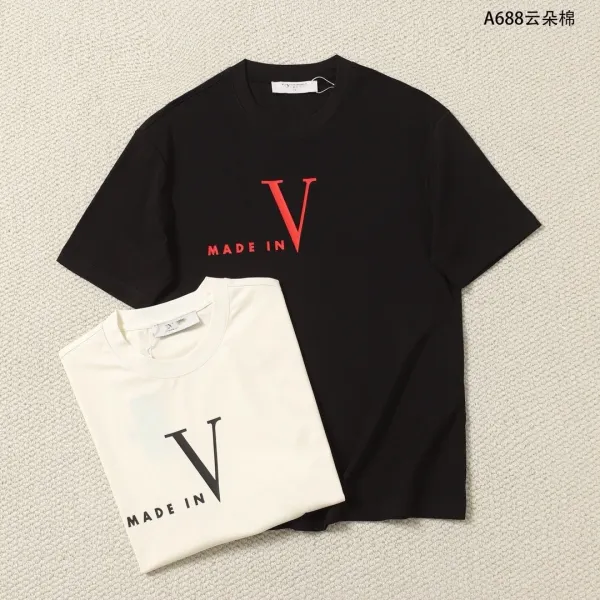 Valentino Made In V Black T-Shirt - 3
