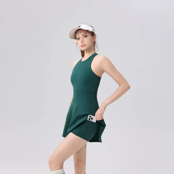 Design Tennis Dress Light Blue Activewear - 6